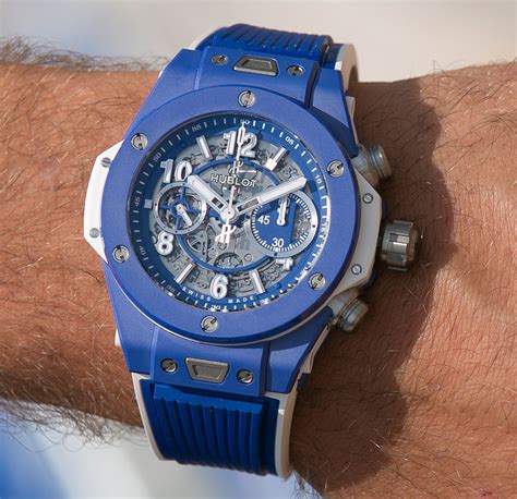 hublot big bang blue replica|hublot chronograph big bang.